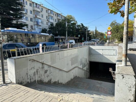В Севастополе всего два подземных перехода. Один из них решили капитально отремонтировать
